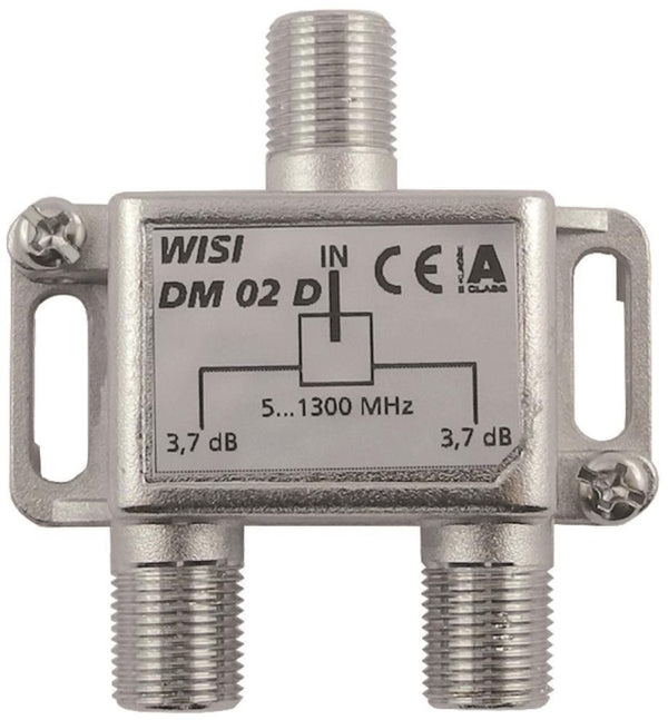 WISI Verteiler 2-fach              DM02D      5-1300MHz 3,7dB Klasse A (+10dB)