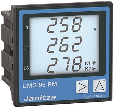 Janitza Multifunkt.  UMG 96RM 90-277V UL Netzanalysator 5222061