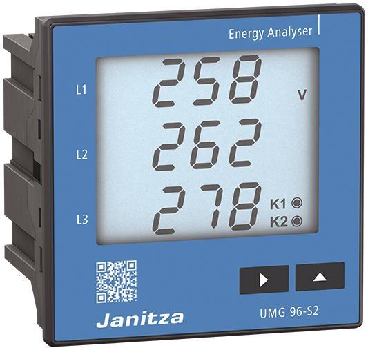 Janitza     UMG 96-S2 Backlight, 90-265V Energiemessgerät