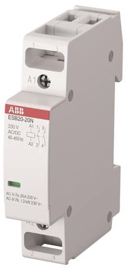 ABB Inst.-Schütz 24V 20A 2S/0Ö brummfrei                   ESB20-20N-01