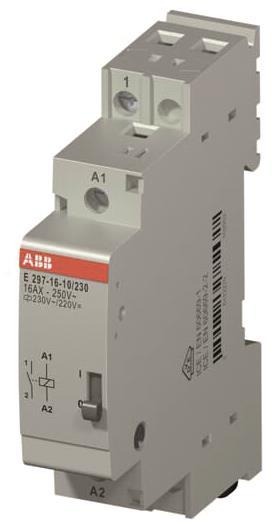 ABB Installationsrelais   E297-16-10/230 Spule 230 VAC, 16 A, 1 NO E297-16-10/230