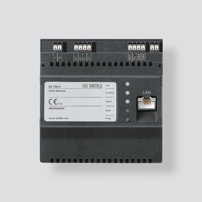 Siedle Smart Gateway Schnitt-   SG 150-0 stelle In-Home-Bus und IP-Netzw.