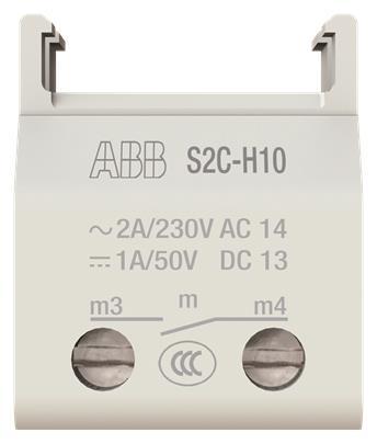 ABB Integrierter Hilfskontakt 1S S2C-H10 m.Schieber f.MCB +AFDD 2CDS200970R0032