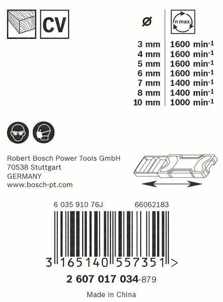 Bosch Holzbohrer-Set 7-tlg.   2607017034 3/4/5/6/7/8/10mm