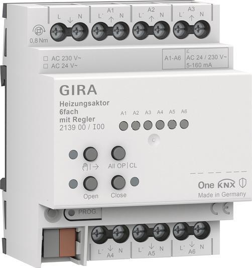 GIRA Heizungsaktor 6f Regler      213900 OneKNX REG