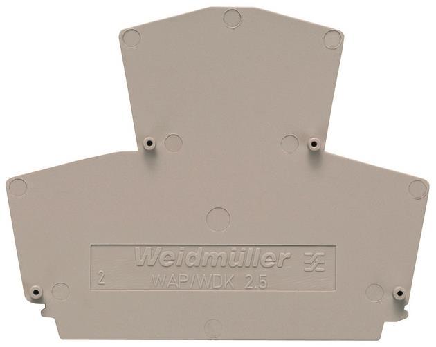 Weidmüller WAP WDK2.5 Reihenklemme Zubehör dunkelbeige B:1,5mm 1059100000