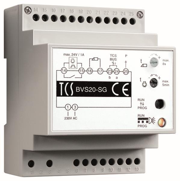 TCS Versorgungs-/Steuergerät    BVS20-SG f.Anlagen mit 1 Strang