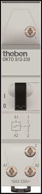 Theben Stromstoßschalter    OKTO S12-230 elektromechanisch 1S 230VAC 3120120