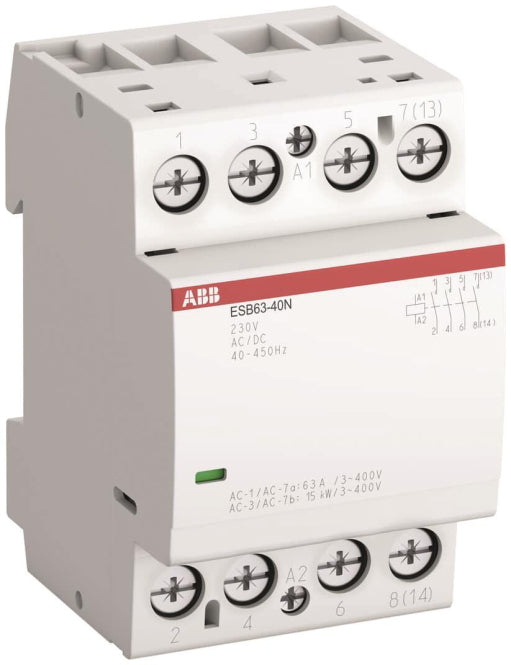 ABB Inst.-Schütz 230V 63A 4S/0Ö brummfrei                   ESB63-40N-06