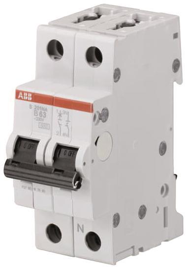 ABB SSicherungsautomat 16A    S201-B16NA pro M compact 1polig +NA Baur.S 200