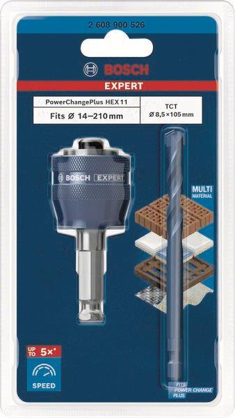 Bosch Power-Change Plus Adapter EXPERT 8,5x105mm Zentrierbohrer      2608900526