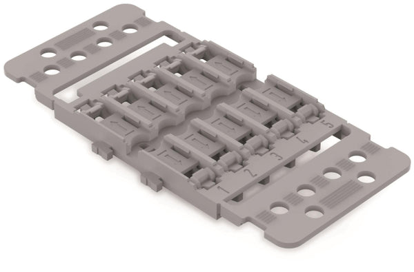 WAGO 221-2515 Befestigungsadapter mit Zugentlastung, 5-fach