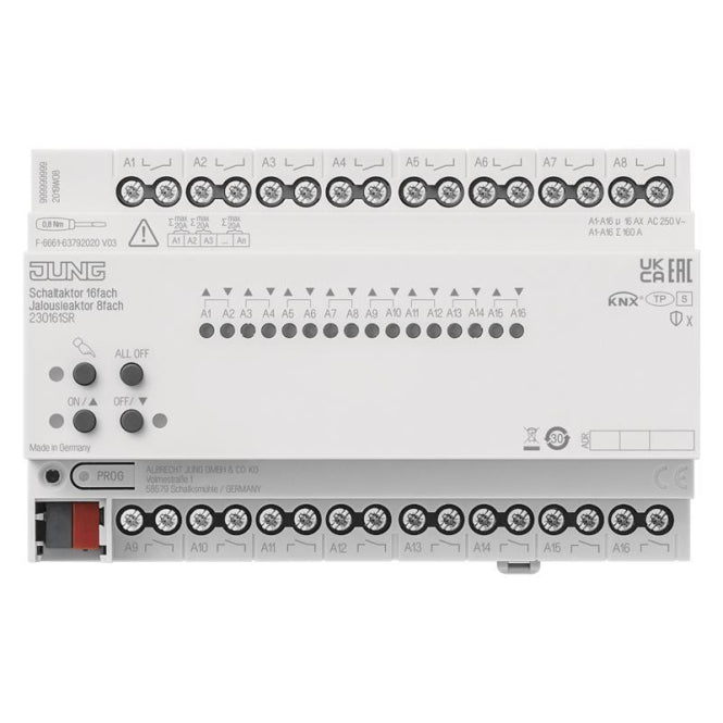 Jung KNX Schaltaktor 16f KNX    230161SR Jalousieaktor