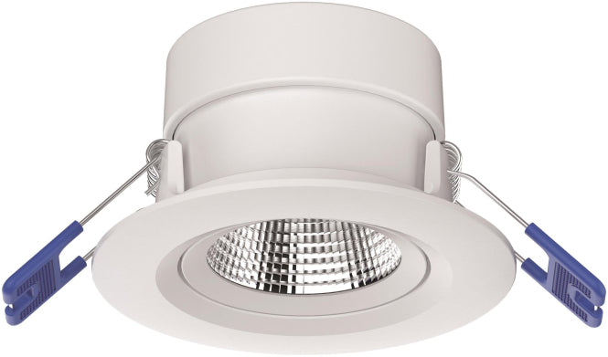 Opple LED-Einbauspot Chiara 541003410900 IP44 6W 450lm 2700K DA68 weiß schwenkbar