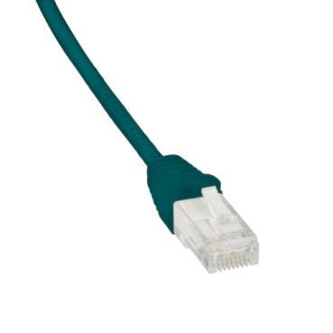 ABN Patchkabel CAT6a 1m 2x    ABNPK15100 RJ45 Stecker 6kV