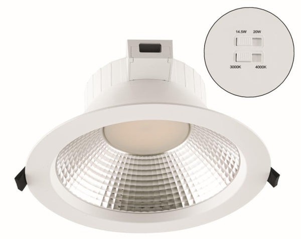 EVN Downlight Reflektor IP54 D225 CAMBIO    14,5/20W 2090-2735lm 3000/4000K 200mm