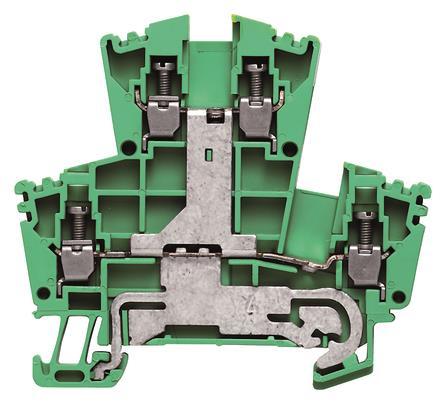 Weidmüller WDK 2.5PE Erdungsklemme Schraubanschl. Direktmontage 1036300000