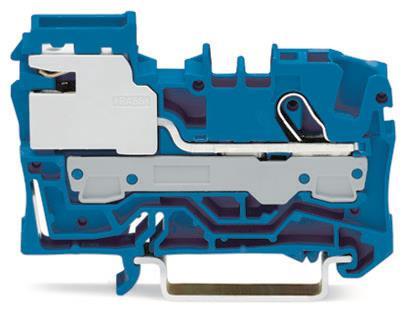 WAGO 2006-7114 1-Leiter-N-Trennklemme,6 mm²,Push-in CAGE CLAMP ,blau