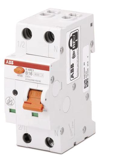 ABB Brandschutzschalter BS/LS S-ARC1-B13 13A 6kA 1P+N 2TE 2CSA255901R9135