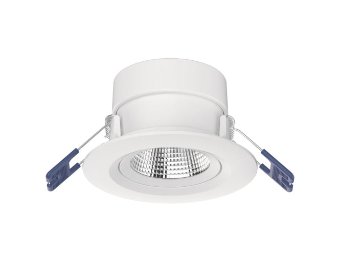 OPPLE LED-Einbauspot Chiara 541003589100 IP44 9W/927 675lm dim DA68 weiß schwenkb