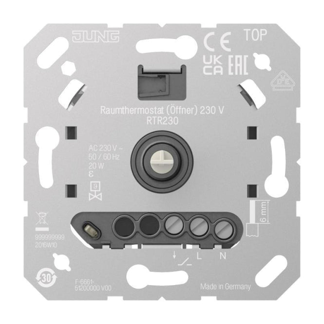 Jung Raumthermostat (Öffner) 230V RTR230