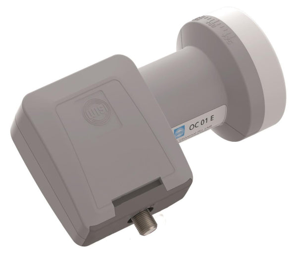 WISI Speisesystem Single           OC01E lichtgrau 40mm Feed universal LTE-safe