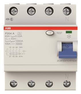 ABB Compact-Fi               4X63A-0,03A F204A-63/0,03