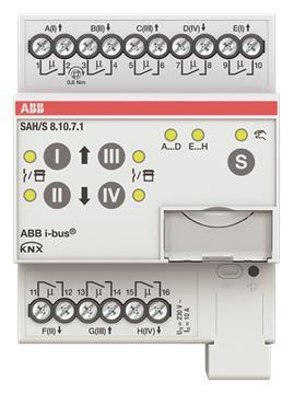 ABB Schalt-/Jalousieaktor  SAH/S8.10.7.1 8fach 10 A REG 2CDG110247R0011