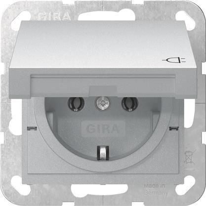 GIRA SCHUKO KD System 55 F Alu    445426