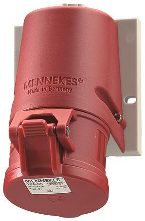 Mennekes 32A5P 6H400V Wanddose 32 **  TwinCONTACT IP44