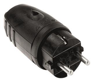 Bachmann Schukogummistecker      913.171 schwarz