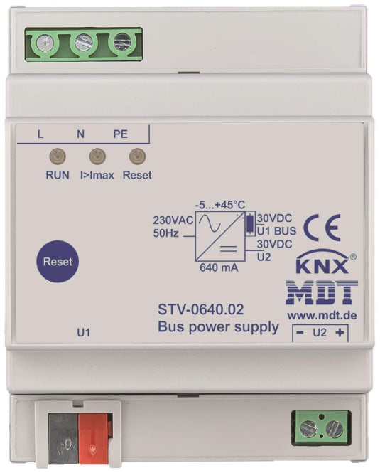 MDT STV-0640.02 Busspannungsversorgung 4TE REG 640mA