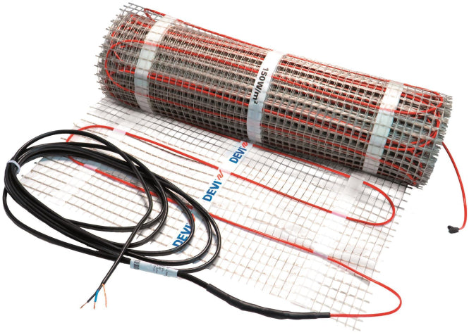DEVI Dünnbettheizmatte     DTIF 140F0448 150 W/qm 2,5 qm 0,5x5,0m   selbstklebend