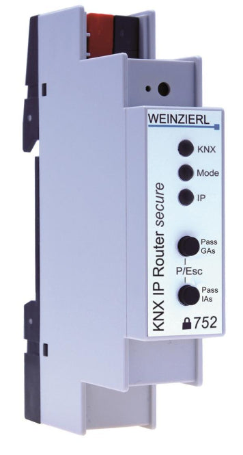 Weinzierl 5249 KNX IP Router 752 secure KNX IP Router/IP Interface 1TE 18mm